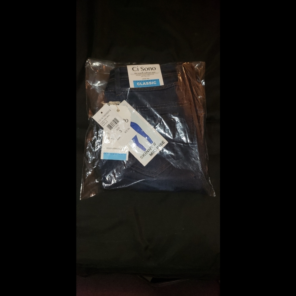 Womens Skinny Midrise Jeans Size 3